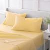 imageMartha Stewart 100 Cotton Queen Sheets Set  4 Piece Soft Smooth Durable Easy Care 16quot Deep Pocket Sheets Bedding Sheets Sateen Sheets 1 Flat 1 Fitted 2 Pillowcases Dorm Essential YellowYellow