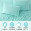 imageMartha Stewart Microfiber Sheets Set   Soft Smooth Durable Easy Care  Bedding Sheets Juniper Sea PinkAqua Turquoise