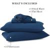 imageMartha Stewart Microfiber Sheets Set   Soft Smooth Durable Easy Care  Bedding Sheets Juniper Sea PinkNavy