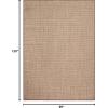 imageMartha Stewart x SAFAVIEH Area Rug Collection  9 x 13 Beige ampamp Ivory Sisal ampamp Jute Farmhouse Style Ideal for Living Room Bedroom Office Dining Space MSR9501CLight Brown