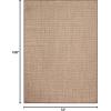 imageMartha Stewart x SAFAVIEH Area Rug Collection  9 x 13 Beige ampamp Ivory Sisal ampamp Jute Farmhouse Style Ideal for Living Room Bedroom Office Dining Space MSR9501CLight Brown