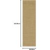 imageMartha Stewart x SAFAVIEH Area Rug Collection  9 x 13 Beige ampamp Ivory Sisal ampamp Jute Farmhouse Style Ideal for Living Room Bedroom Office Dining Space MSR9501CGreen