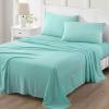 imageMartha Stewart Microfiber Sheets Set   Soft Smooth Durable Easy Care  Bedding Sheets Juniper Sea PinkAqua Turquoise