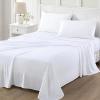 imageMartha Stewart Microfiber Sheets Set   Soft Smooth Durable Easy Care  Bedding Sheets Juniper Sea PinkWhite