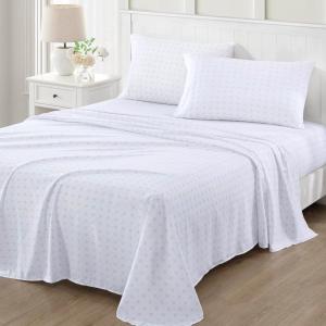 imageMartha Stewart Microfiber Sheets Set   Soft Smooth Durable Easy Care  Bedding Sheets Juniper Sea PinkHayworth Medallion Grey