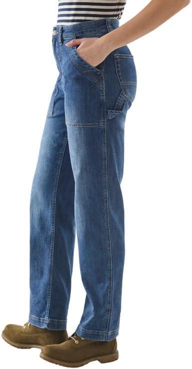 imageMartha Stewart Womens StraightLeg Utility Work Pants  Durable MultiPocket Casual Trousers for Comfort ampamp Everyday WearVintage Wash