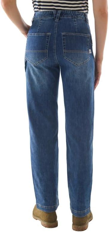 imageMartha Stewart Womens StraightLeg Utility Work Pants  Durable MultiPocket Casual Trousers for Comfort ampamp Everyday WearVintage Wash