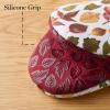 imageMARTHA STEWART Autumn Harvest Pumpkins Mini Oven Mitt 2Pack Set 100 Cotton with Decorative NonSlip Silicone Grip Heat Resistant OrangeGreenIvory 55quotX8quotRedGreenTan