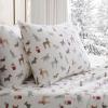 imageMartha Stewart  Flannel Sheets Full Size AntiPilling ampamp Wrinkle Resistant Cotton Touchably Soft for AllSeason Comfort  Bed Sheets with Matching Pillowcases ampamp Fitted Sheet Holiday Bows RedHoliday Pups Brown