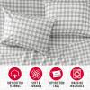 imageMartha Stewart  Flannel Sheets Full Size AntiPilling ampamp Wrinkle Resistant Cotton Touchably Soft for AllSeason Comfort  Bed Sheets with Matching Pillowcases ampamp Fitted Sheet Holiday Bows RedGray