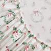 imageMartha Stewart  Flannel Sheets Full Size AntiPilling ampamp Wrinkle Resistant Cotton Touchably Soft for AllSeason Comfort  Bed Sheets with Matching Pillowcases ampamp Fitted Sheet Holiday Bows RedWreaths  Mistletoe Green