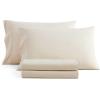 imageMartha Stewart  Full Size Sheets Set Crisp ampamp Tailored Cooling Sheets wa Naturally Smooth Cotton Percale Lightweight Feel  Matching Pillowcases ampamp Fitted Sheet Skylands Solid BeigeSkylands Solid Beige