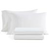 imageMartha Stewart  Full Size Sheets Set Crisp ampamp Tailored Cooling Sheets wa Naturally Smooth Cotton Percale Lightweight Feel  Matching Pillowcases ampamp Fitted Sheet Skylands Solid BeigeSkylands Solid White
