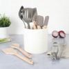 imageMartha Stewart 10 Piece Tools and Gadget Set WCeramic Crock  Martha BlueLinen White w Grey Tools