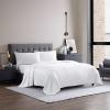 imageMartha Stewart 300 Thread Count Light Warmth 100 Long Staple Silk Filled Blanket  King White