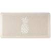 imageMartha Stewart Aloha Modern Pineapple AntiFatigue AirInfused Kitchen Mat Spice Red 196quotx39quotBeige