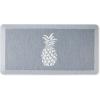 imageMartha Stewart Aloha Modern Pineapple AntiFatigue AirInfused Kitchen Mat Spice Red 196quotx39quotBlue