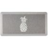 imageMartha Stewart Aloha Modern Pineapple AntiFatigue AirInfused Kitchen Mat Spice Red 196quotx39quotGrey