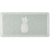 imageMartha Stewart Aloha Modern Pineapple AntiFatigue AirInfused Kitchen Mat Spice Red 196quotx39quotMint Green