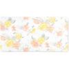 imageMartha Stewart Amber Floral Daisy Stripe Reverisble Water Resistant Kitchen Mat YellowCoral 20quotx30quotYellowCoralGrey