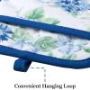 imageMartha Stewart Amber Floral Oven Mitt ampamp Pot Holder Set 2Pack BlueGreen OM 7quotx13quot ampamp PH 7quotx10quotBlue