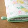 imageMartha Stewart Amber Floral Oven Mitt ampamp Pot Holder Set 2Pack BlueGreen OM 7quotx13quot ampamp PH 7quotx10quotPetal Pink