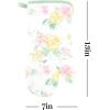imageMartha Stewart Amber Floral Oven Mitt ampamp Pot Holder Set 2Pack BlueGreen OM 7quotx13quot ampamp PH 7quotx10quotPetal Pink