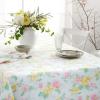 imageMartha Stewart Amber Floral Polyester Cotton Rectangle Tablecloth Single Pack BlueGreen 60quotx102quotPetal Pink