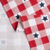 imageMartha Stewart Americana Star Gingham Plaid Indoor Tablecloth Patriotic USA America Decor RedWhiteBlue 60quotx84quot102 x 60 Rectangular
