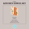 imageMartha Stewart Autumn Harvest Pumpkins Kitchen Towel 3Pack Set 100 Cotton with Absorbent Terrycloth Decorative Kitchen Towels OrangeGreenIvory 16quotx28quotOrangeGreenIvory