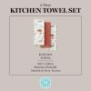imageMartha Stewart Autumn Harvest Pumpkins Kitchen Towel 3Pack Set 100 Cotton with Absorbent Terrycloth Decorative Kitchen Towels OrangeGreenIvory 16quotx28quotBurnt OrangeGreenWhite