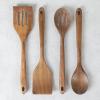 imageMartha Stewart Bainford 4Piece Wooden Kitchen Tool Set  Walnut