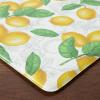imageMartha Stewart Bloomfield Lots of Lemons AntiFatigue Kitchen Mat WhiteYellow 18quotx48quotWhiteYellow