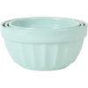 imageMartha Stewart Broadbrook 3 Piece 4 Qt 28 Qt 21 Qt Stoneware Bowl Set  Sharkey GreyMartha Blue