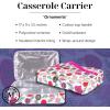 imageMartha Stewart Casserole Carrier for Hot or Cold Food Fits 115 x 165 Dish Insulated Food Carrier for Picnics Cookouts and Potlucks Ornaments