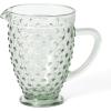 imageMartha Stewart Chauncey 4Pack 142 oz Hobnail Handmade Glass Goblet  PinkGreen Hobnail