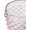 imageMartha Stewart Chauncey 4Pack 142 oz Hobnail Handmade Glass Goblet  PinkPink Hobnail