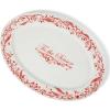 imageMartha Stewart Christmas Plates 12 Piece Decorated Red and White Stoneware Dinnerware SetChristmas Vines Serveware