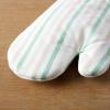 imageMartha Stewart Daisy Stripe Oven Mitt Set 2Pack BeigeBrown 7quotx13quotMint