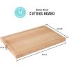 imageMartha Stewart Flintmont 14quot x 11quot Beech Wood Cutting Board24L x 16W