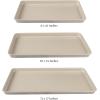 imageMartha Stewart Gallen 12 Cup Nonstick Carbon Steel MuffinCupcake Pan  Cool GreyTaupe Set