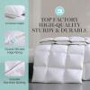 imageMartha Stewart Goose Feather and Down Fiber Comforter Queen Size  Luxurious Hotel Duvet Insert Bedding Comforters 100 Cotton All Season Medium Warmth 90 x 90 InchWhiteKing