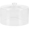 imageMartha Stewart Highbrook 10 Inch Jadeite Cake Stand with Glass DomeGreen 10