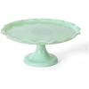 imageMartha Stewart Highbrook 10 Inch Jadeite Cake Stand with Glass DomeGreen 11