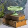 imageMartha Stewart Highbrook 10 Inch Jadeite Cake Stand with Glass DomeGreen 85