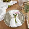 imageMartha Stewart Honeycomb Modern Farmhouse Napkin 4Pack Set Beige 19quotx19quotWhite