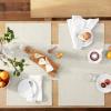 imageMartha Stewart Honeycomb Modern Farmhouse Reversible Table Runner Charcoal Grey 15quotx72quotNatural