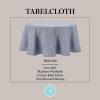 imageMartha Stewart Honeycomb Modern Farmhouse Tablecloth Blue 70quot RoundBlue