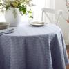 imageMartha Stewart Honeycomb Modern Farmhouse Tablecloth Blue 70quot RoundBlue