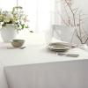 imageMartha Stewart Honeycomb Modern Farmhouse Tablecloth Blue 70quot RoundNatural
